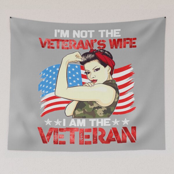 Item preview, I'M Not The Veterans Wife designed and sold by NameeraQuizon.