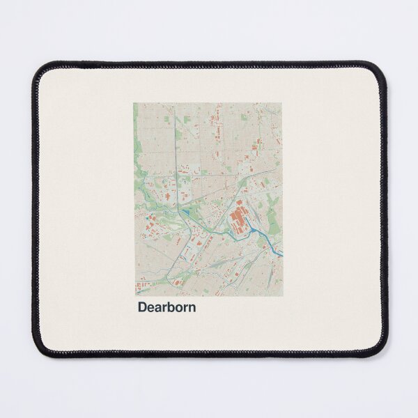 Item preview, Dearborn Minimalistic Map Art designed and sold by MapsNerd.