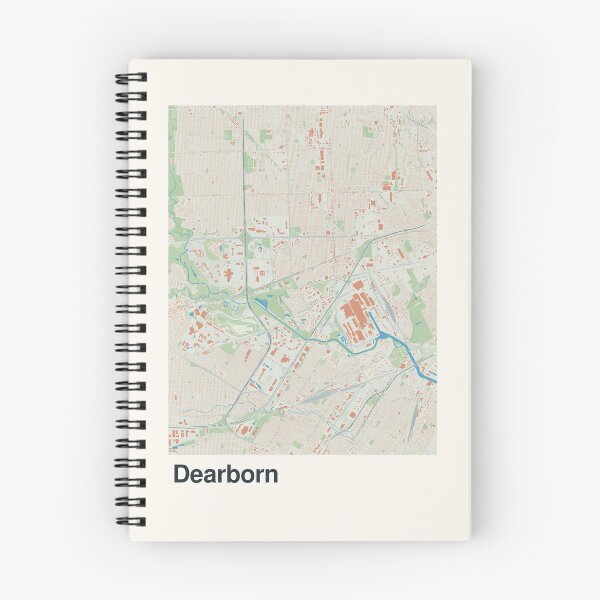 Item preview, Dearborn Minimalistic Map Art designed and sold by MapsNerd.