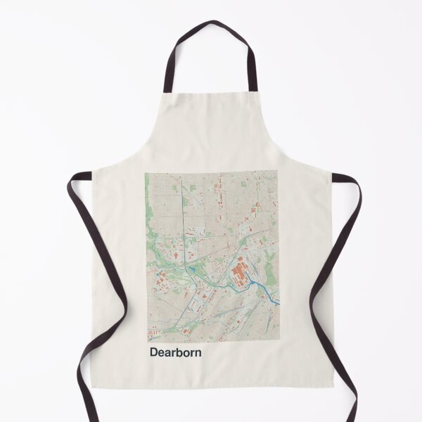 Item preview, Dearborn Minimalistic Map Art designed and sold by MapsNerd.