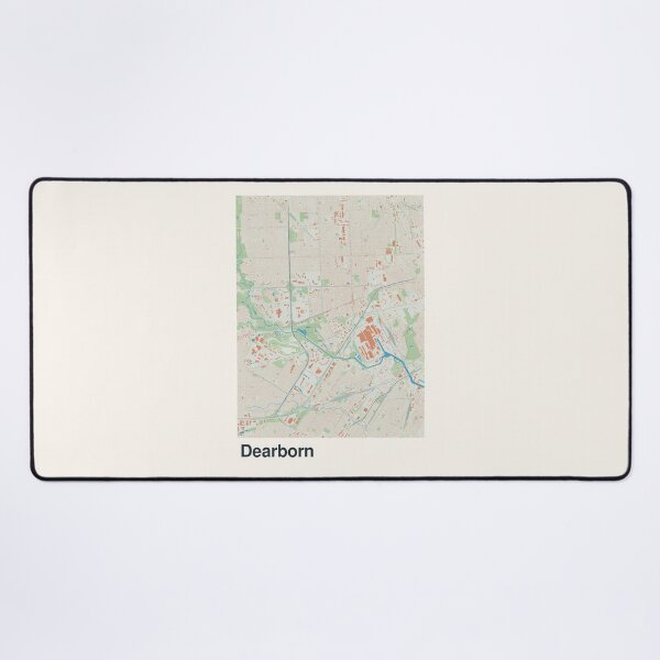 Item preview, Dearborn Minimalistic Map Art designed and sold by MapsNerd.