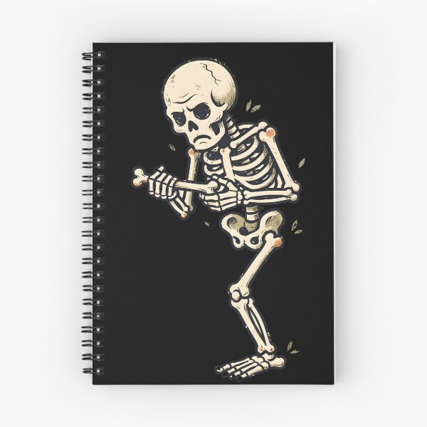 Item preview, Sneaky Skeleton Tiptoeing Around designed and sold by PreeCha Art & Co..