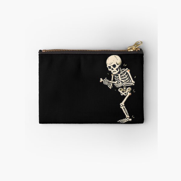 Item preview, Sneaky Skeleton Tiptoeing Around designed and sold by PreeCha Art & Co..