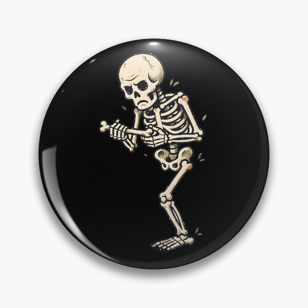 Item preview, Sneaky Skeleton Tiptoeing Around designed and sold by PreeCha Art & Co..