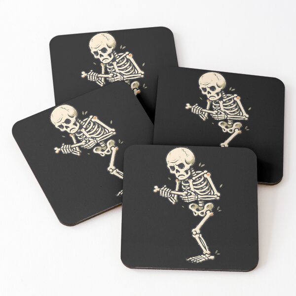Item preview, Sneaky Skeleton Tiptoeing Around designed and sold by PreeCha Art & Co..