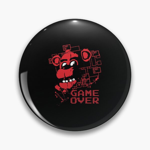 Item preview, Red Bear "Game Over" Horror Game Blueprint Design designed and sold by OlafZemlak.
