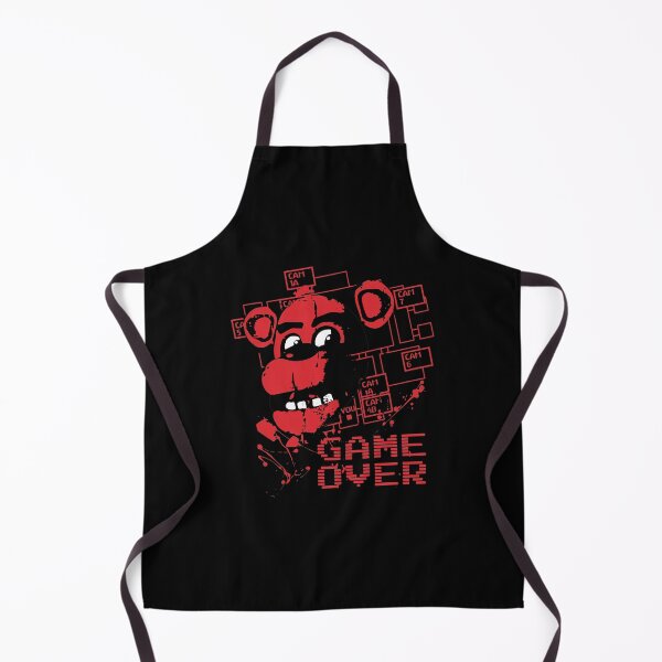 Item preview, Red Bear "Game Over" Horror Game Blueprint Design designed and sold by OlafZemlak.
