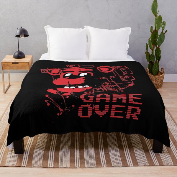 Item preview, Red Bear "Game Over" Horror Game Blueprint Design designed and sold by OlafZemlak.