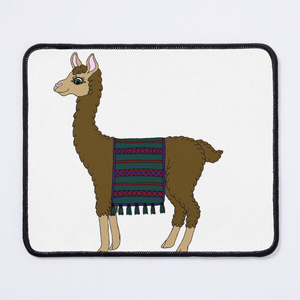 Item preview, Llama time! - Cute Cartoon Llama designed and sold by Wyverntales.