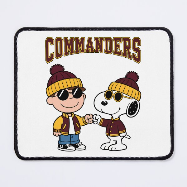Item preview, Charlie Brown & Snoopy Washington Commanders Football Retro F298 designed and sold by GLUVY-THEME.