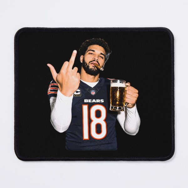Item preview, Caleb-Williams Inspired Middle Finger Smoking And Drinking designed and sold by UrukawaManko.