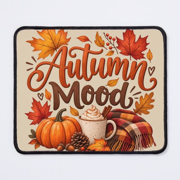 Item preview, Autumn Mood – Cozy Pumpkin Spice Fall Vibes designed and sold by blankTeeShirt.