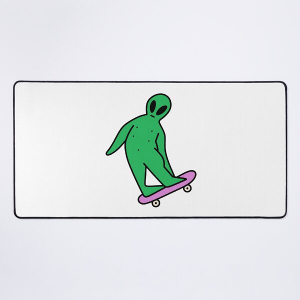 Item preview, Green Creature Skateboard Street Art designed and sold by EgoSovereign.