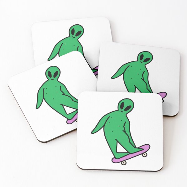 Item preview, Green Creature Skateboard Street Art designed and sold by EgoSovereign.