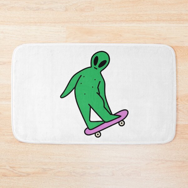 Item preview, Green Creature Skateboard Street Art designed and sold by EgoSovereign.