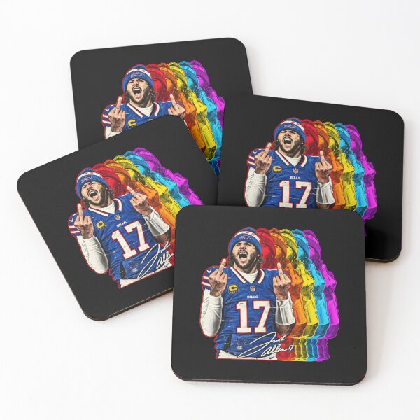 Item preview, football player allen rainbow - Josh Allen  designed and sold by UrukawaManko.