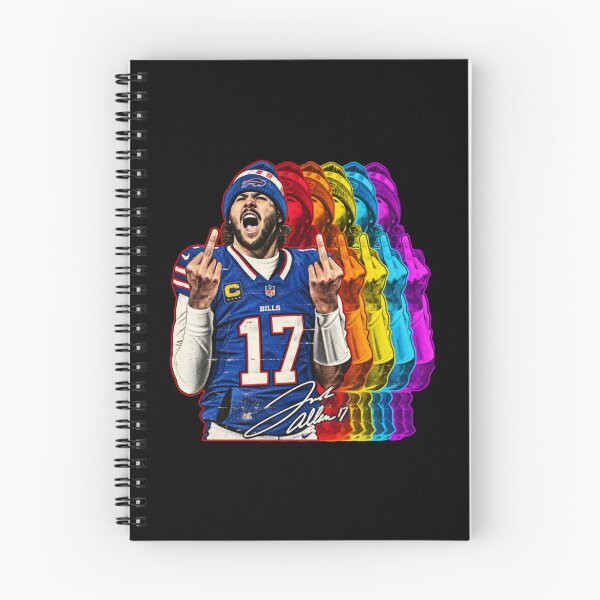 Item preview, football player allen rainbow - Josh Allen  designed and sold by UrukawaManko.