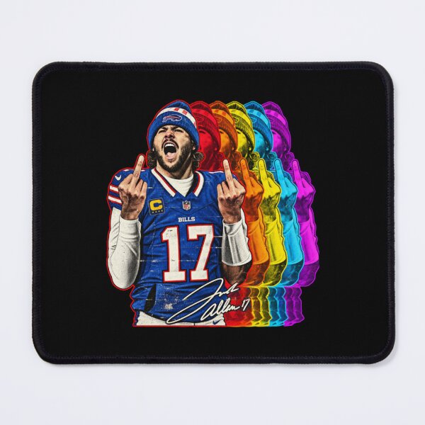 Item preview, football player allen rainbow - Josh Allen  designed and sold by UrukawaManko.