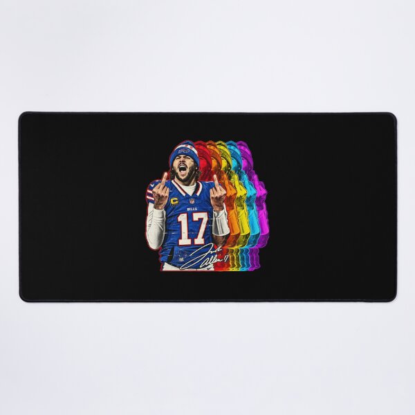 Item preview, football player allen rainbow - Josh Allen  designed and sold by UrukawaManko.