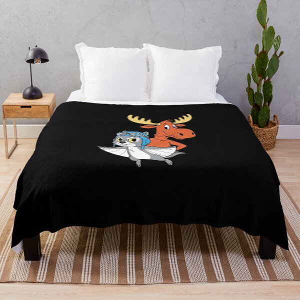 Item preview, Flying Squirrel & Moose Close-Up Retro Cartoon Shirt #6112 designed and sold by shawn-muse.