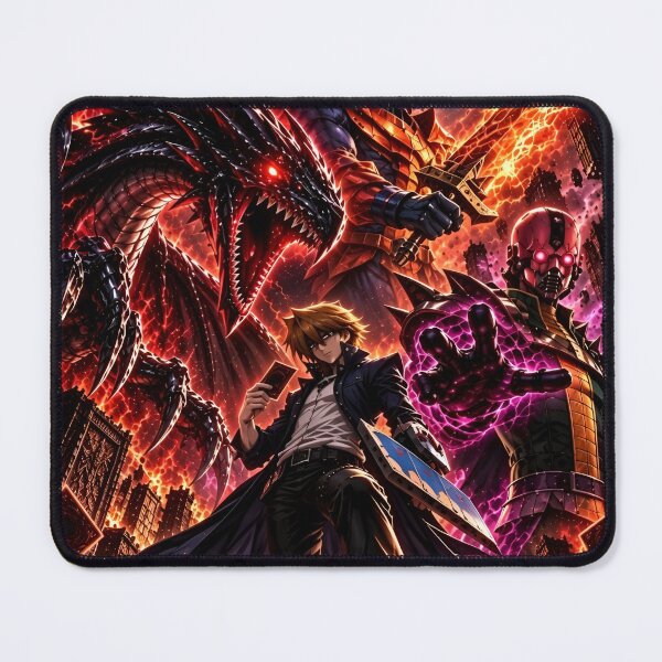 Item preview, Yu-Gi-Oh! Yami Yugi Dark Magician Red-Eyes Black Dragon Epic Anime Battle designed and sold by Dyan4.