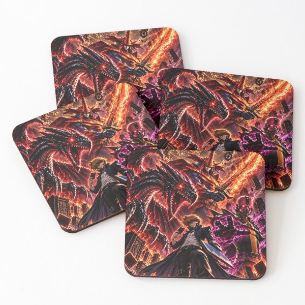 Item preview, Yu-Gi-Oh! Yami Yugi Dark Magician Red-Eyes Black Dragon Epic Anime Battle designed and sold by Dyan4.