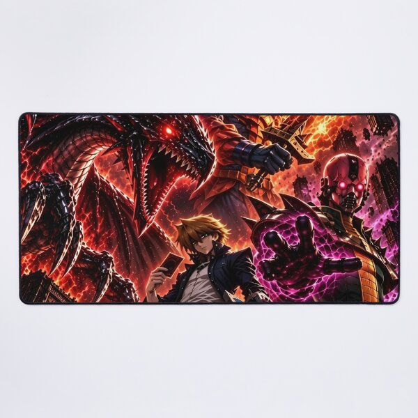 Item preview, Yu-Gi-Oh! Yami Yugi Dark Magician Red-Eyes Black Dragon Epic Anime Battle designed and sold by Dyan4.