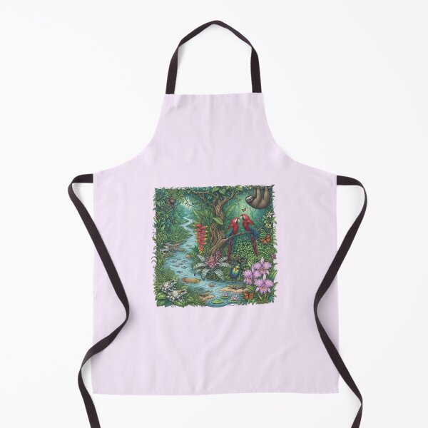 Item preview, Amazon Rainforest River Ecosystem and Jungle Wildlife Art designed and sold by DrAsmaaMohamed.