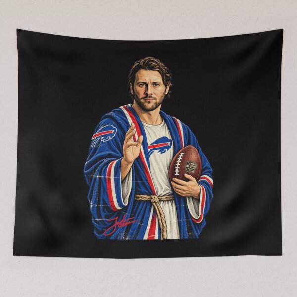 Item preview, football player saint josh - Josh Allen  designed and sold by UrukawaManko.