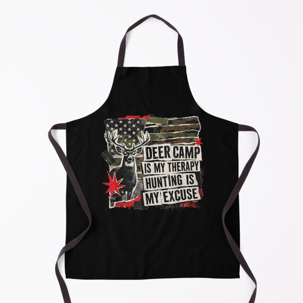 Item preview, Deer Camp Therapy Hunting Excuse American Camo Men designed and sold by JaredDeShop.