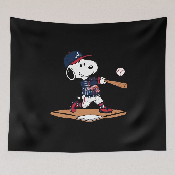 Item preview, Snoopy Braves Baseball Batter designed and sold by Selvieshop.