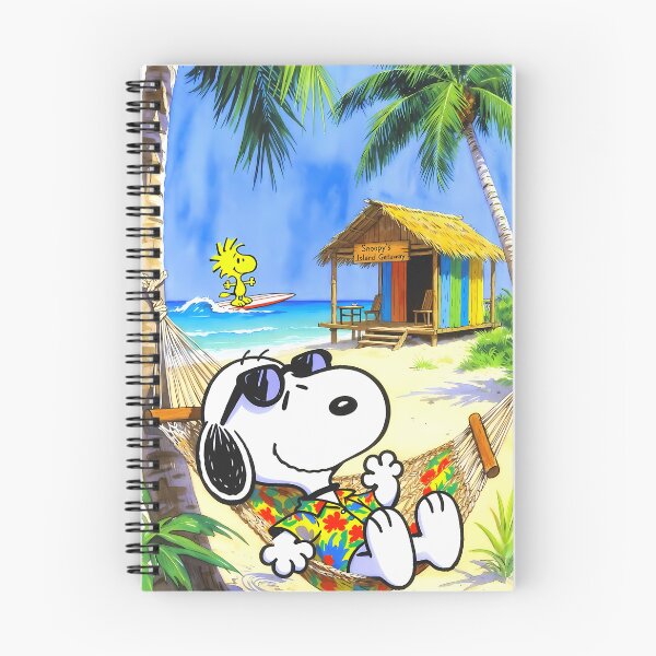 Item preview, Snoopy Hawaiian Beach Hammock Summer Vacation  designed and sold by BadManShop.