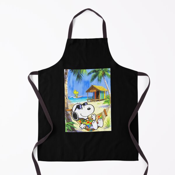 Item preview, Snoopy Hawaiian Beach Hammock Summer Vacation designed and sold by BadManShop.