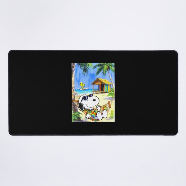 Item preview, Snoopy Hawaiian Beach Hammock Summer Vacation designed and sold by BadManShop.