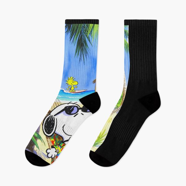 Item preview, Snoopy Hawaiian Beach Hammock Summer Vacation  designed and sold by BadManShop.