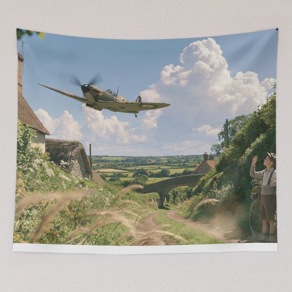 Item preview, Spitfire Over The English Countryside designed and sold by Skyframe Aviation.