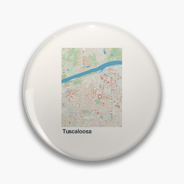 Item preview, Tuscaloosa Minimalistic Map Art designed and sold by MapsNerd.