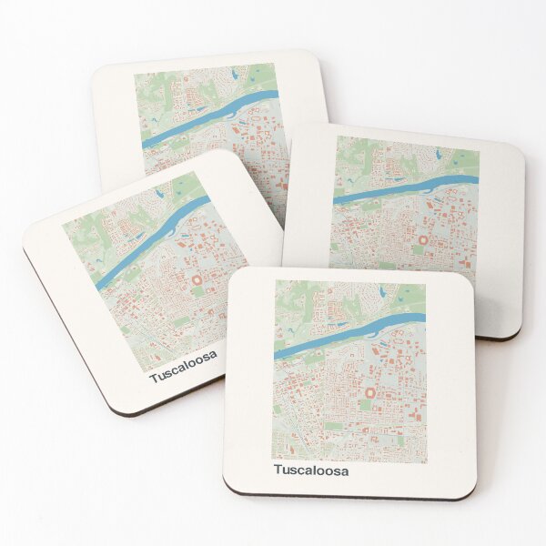 Item preview, Tuscaloosa Minimalistic Map Art designed and sold by MapsNerd.