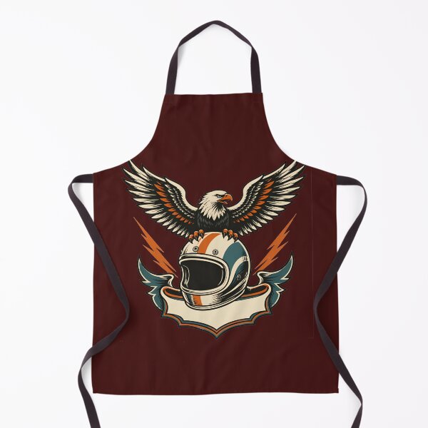 Item preview, American Eagle Biker Motorcycle Helmet Graphic designed and sold by Supertango.