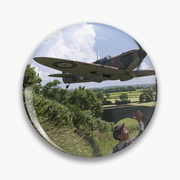 Item preview, Spitfire Wings Over The Country Lane designed and sold by Skyframe Aviation.