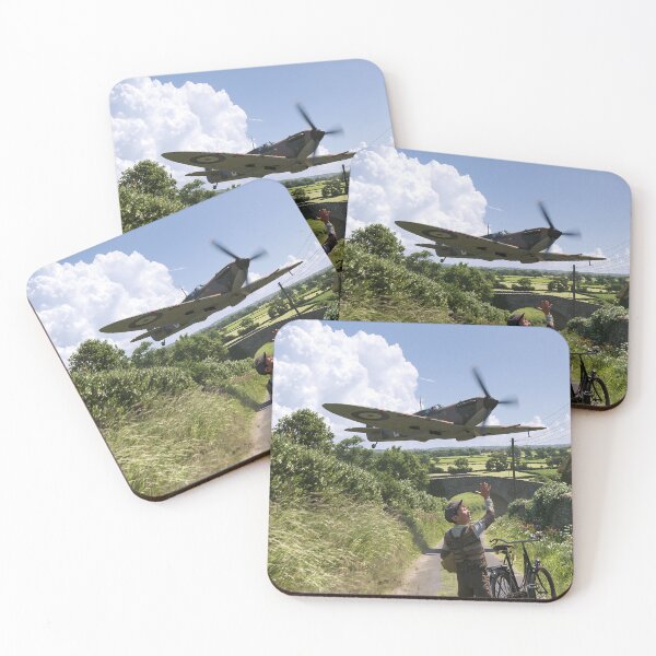 Item preview, Spitfire Wings Over The Country Lane designed and sold by Skyframe Aviation.