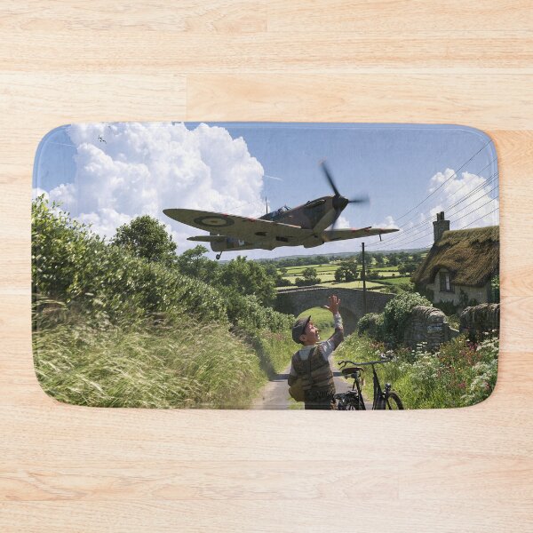 Item preview, Spitfire Wings Over The Country Lane designed and sold by Skyframe Aviation.