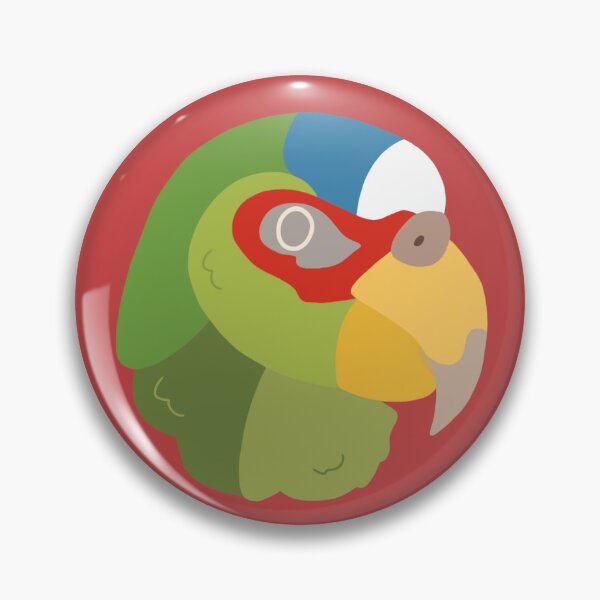 Item preview, CBS Sticker - REDO - White-Crowned Amazon Parrot designed and sold by ClumsyPillbug.