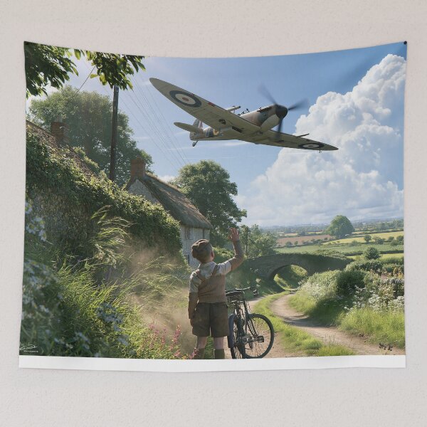 Item preview, Spitfire A Boy And His Bicycle designed and sold by Skyframe Aviation.