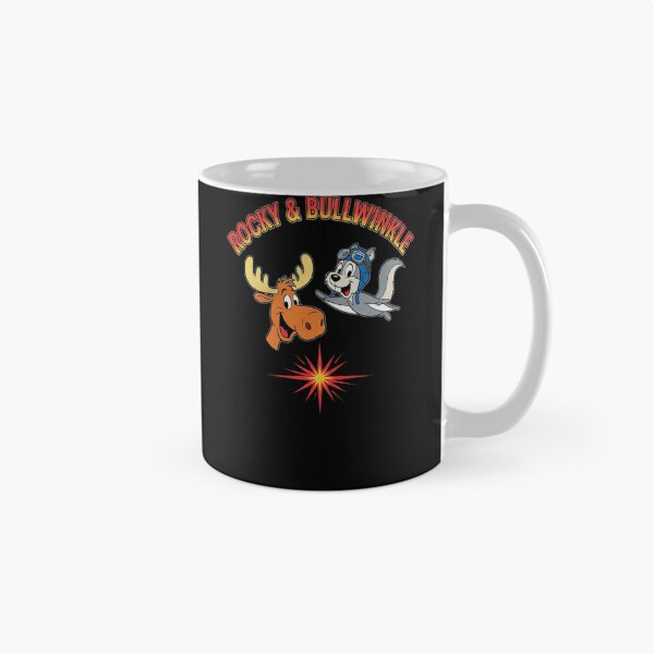 Item preview, Cartoon Moose & Flying Squirrel Starburst Retro Tee #4196 designed and sold by shawn-muse.