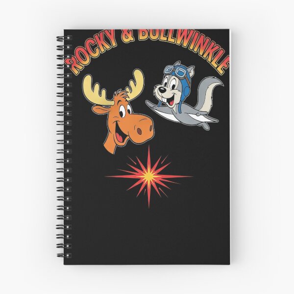 Item preview, Cartoon Moose & Flying Squirrel Starburst Retro Tee #4196 designed and sold by shawn-muse.