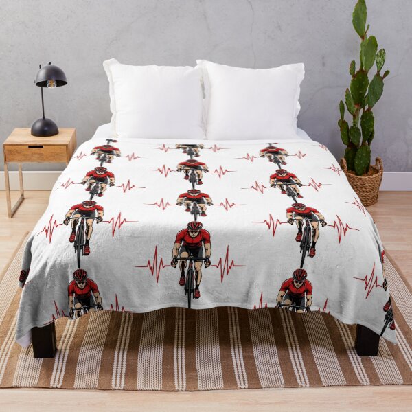 Item preview, Cycling Heartbeat Color | Road Cyclist ECG Pulse Red Bike Design designed and sold by StyxIND.