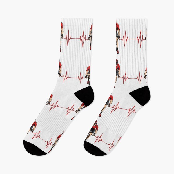 Item preview, Cycling Heartbeat Color | Road Cyclist ECG Pulse Red Bike Design designed and sold by StyxIND.