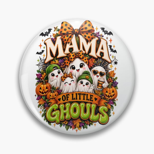 Item preview, Halloween Mama Of Little Ghouls Cute Ghosts designed and sold by Sovereign Supply Co..