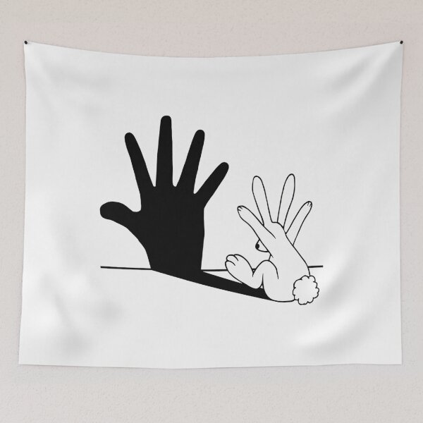 Item preview, Rabbit Hand Shadow designed and sold by stanonftraut.